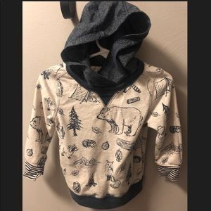 Genuine kids woodland hoodie